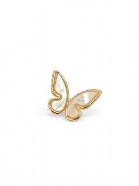 Single Butterfly Stud Earring Mother-of-Pearl SINGLE